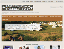 Tablet Screenshot of cooperstowntradingpost.com